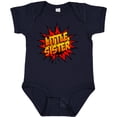 thumbnail image 3 of Inktastic Little Sister Super Hero Girls Baby Bodysuit, 3 of 5