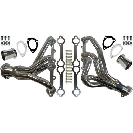 Southwest Speed Ceramic Hot-Coated 1978-1991 Gm Performance Short Headers For Small Block Chevy 305-350,Chevy Malibu Camaro Regal Cutlass Firebird