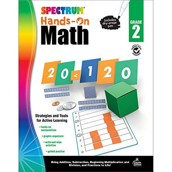 Pre-Owned Spectrum Hands-On Math, Grade 2 Paperback