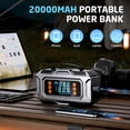 thumbnail image 5 of 8000A Jump Starter with Air Compressor, Portable Jump Starter Battery Pack, 180PSI Digital Tire Inflator, Jump Box for Car Battery, 9.0L Gas 8.0L Diesel, LED Light & Power Bank, 5 of 8