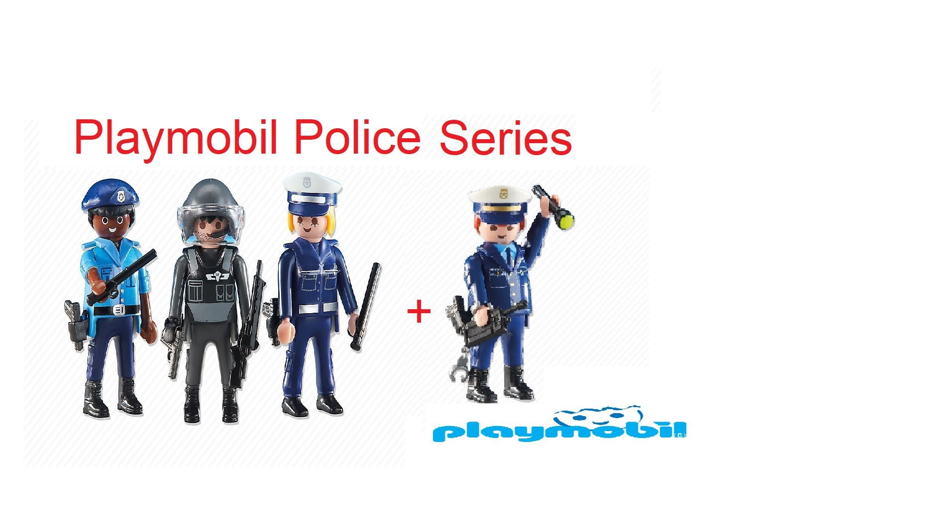 Playmobil Girl figure Woman Police Office First Responder  NEW Cute 