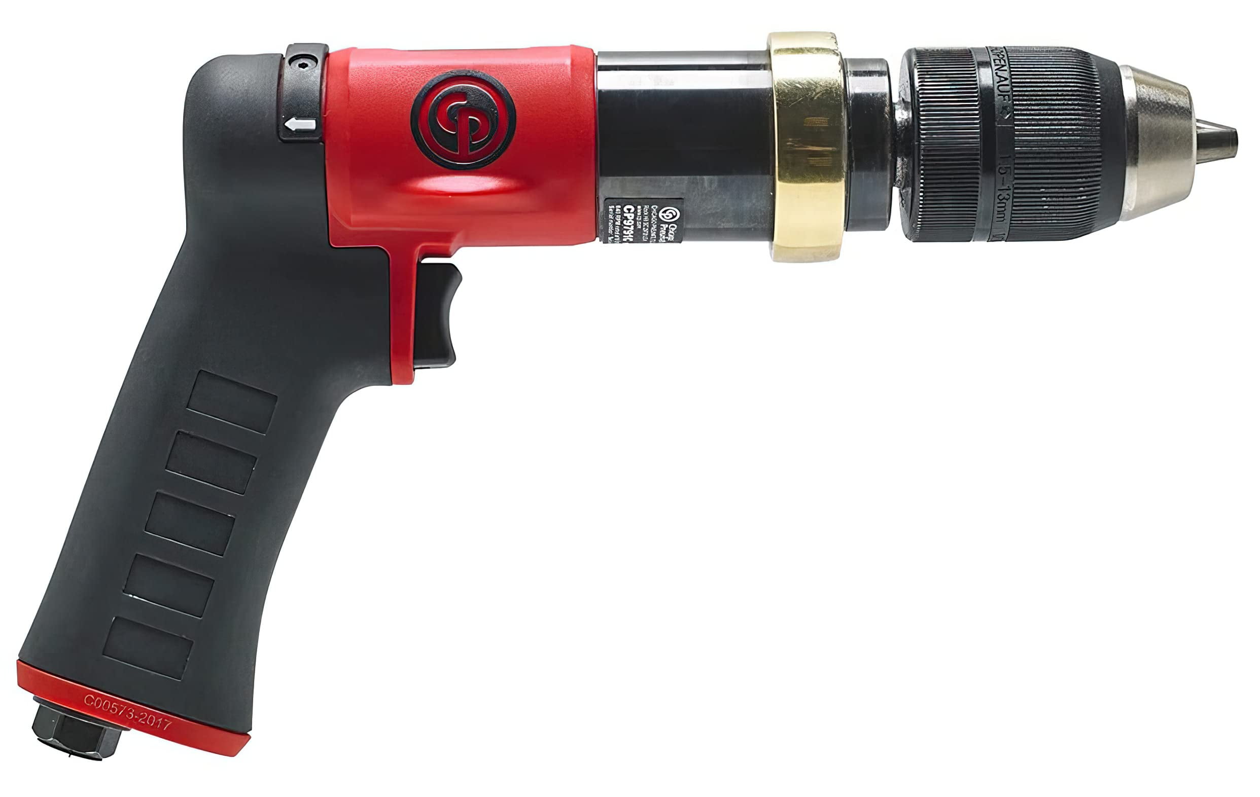 Chicago Pneumatic CP9791C - Air Power Drill, 1/2 Inch mm), Keyless Chuck, Pistol Handle, 0.47 HP / 350 W, Stall Torque 10.3 ft. lbf / 14 NM, 840 RPM, Hand Drill, Power Tools & Home Improvement CA3