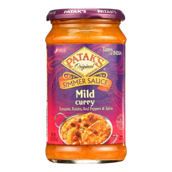 Pataks Simmer Sauce - Butter Chicken Curry - Mild - 15 oz - case of 6 - - - - - -
