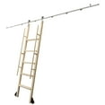 thumbnail image 2 of 3M/10ft Sliding Barn Ladder Hardware Rolling Library Ladder Track(No Ladder), 2 of 7