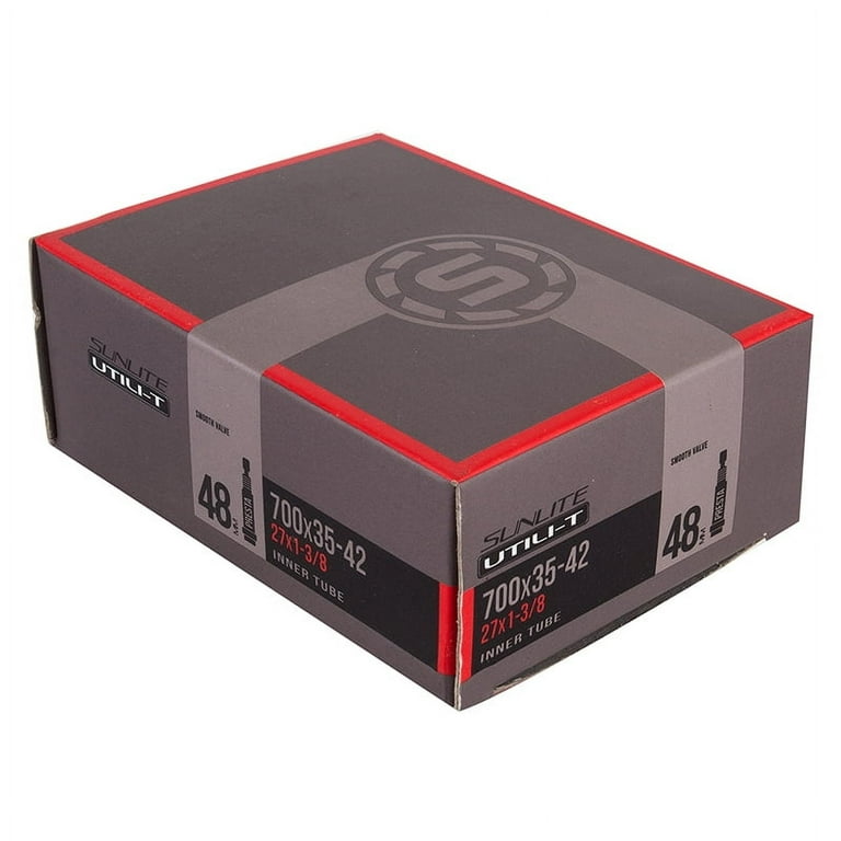 Sunlite Utili-T Thorn Resistant Inner Tubes – Schrader Valve, Size 26x2.00-2.40, For Bikes & Cruisers