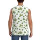 thumbnail image 4 of Fotbe St Patrick's Day3 Men's Camiseta sin Mangas Estampada para Hombres, Playera Casual para Gimnasio, Entrenamiento, Playa-Small, 4 of 7