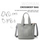 thumbnail image 1 of Bolso De Hombro Bolso de viaje de lona grande informal Cremallera portátil de gran capacidad para ir de compras, 1 of 5