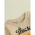 thumbnail image 5 of Suealasg Toddler Baby Boys Thanksgiving Outfits Set Turkey Print Long Sleeve Sweatshirts Jogger Pants 2Pcs Fall Winter Clothes, 5 of 9