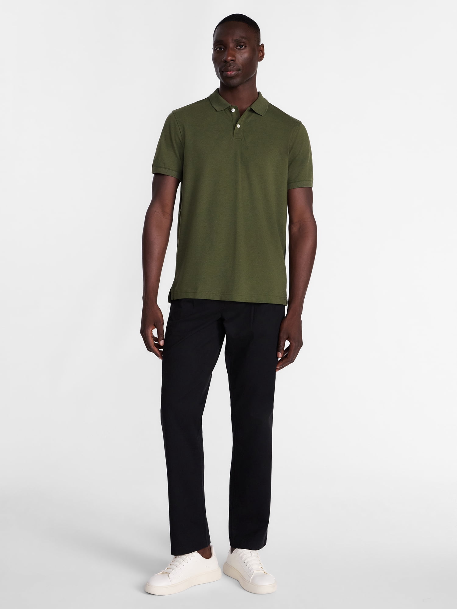 George Men's and Big and Tall Men's Pique Polo Shirt with Short Sleeves, Sizes XS-5XL, LT-3XLT