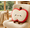 Red, variant on Cute Apple Slice Plush Pillow - Soft Stuffed Fruit Cushion for Couch Sofa Bed Adorable Decorative Throw Pillow for Home Decor (Green)