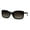 Black Brown, variant on Diva Classic 90s Designer Rectangular Plastic Chic Sunglasses All Black