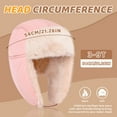 thumbnail image 7 of REDESS Winter Trapper Hat for Boys Girls，Earflap Cap Waterproof &Windproof Beanie Faux Fur Lined Kids Hat, 7 of 7