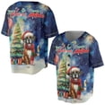 thumbnail image 3 of Merry Christmas and Happy New Year Santa Boxer Holiday Xmas Winter All Over Print 3D Baseball Shirt Boxers Dog Lover Gifts Idea Softball Sport - 00024, 3 of 6