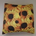 thumbnail image 2 of Cotton Sunflowers Print Floral Decorative Throw Pillow/Sham Cushion Cover, 2 of 3