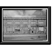 Historic Framed Print, United States Nitrate Plant No. 2, Reservation Road, Muscle Shoals, Muscle Shoals, Colbert County, AL - 9, 17-7/8" x 21-7/8"