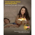 thumbnail image 2 of Glocusent Upgraded LED Neck Reading Light, Book Light for Reading in Bed, 30-min Timer, 3 Colors & 3 Brightness Adjustable, Rechargeable & Long Lasting, Perfect for Reading, Knitting & Repairing, 2 of 7