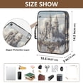 thumbnail image 3 of Haosy Accordion File Organizer Zipper Binder 500 Sheet 6-Tab Expanding File Folder Multi-Pocket 1.2 Inch 3 Ring Castles Float in Air, 3 of 7