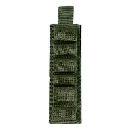 6 Round Tactical Shell Shotgun Ammo Carrier Holder Gun Buttstock Pouch