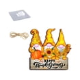 thumbnail image 3 of Wooden Welcome Sign, Festive Party, Porch Decoration, Wooden Chip Pendant, 3 of 8