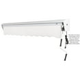 thumbnail image 3 of Awntech 10' x 8' Destin Right Motor Right Motorized Patio Retractable Awning, White, 3 of 7