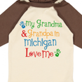 thumbnail image 4 of Inktastic Michigan Grandma Loves Me Boys or Girls Long Sleeve Baby Bodysuit, 4 of 5