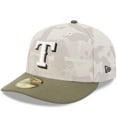 thumbnail image 3 of Men's New Era Light Beige/Olive Texas Rangers 2025 Armed Forces Day 59FIFTY Fitted Hat, 3 of 5