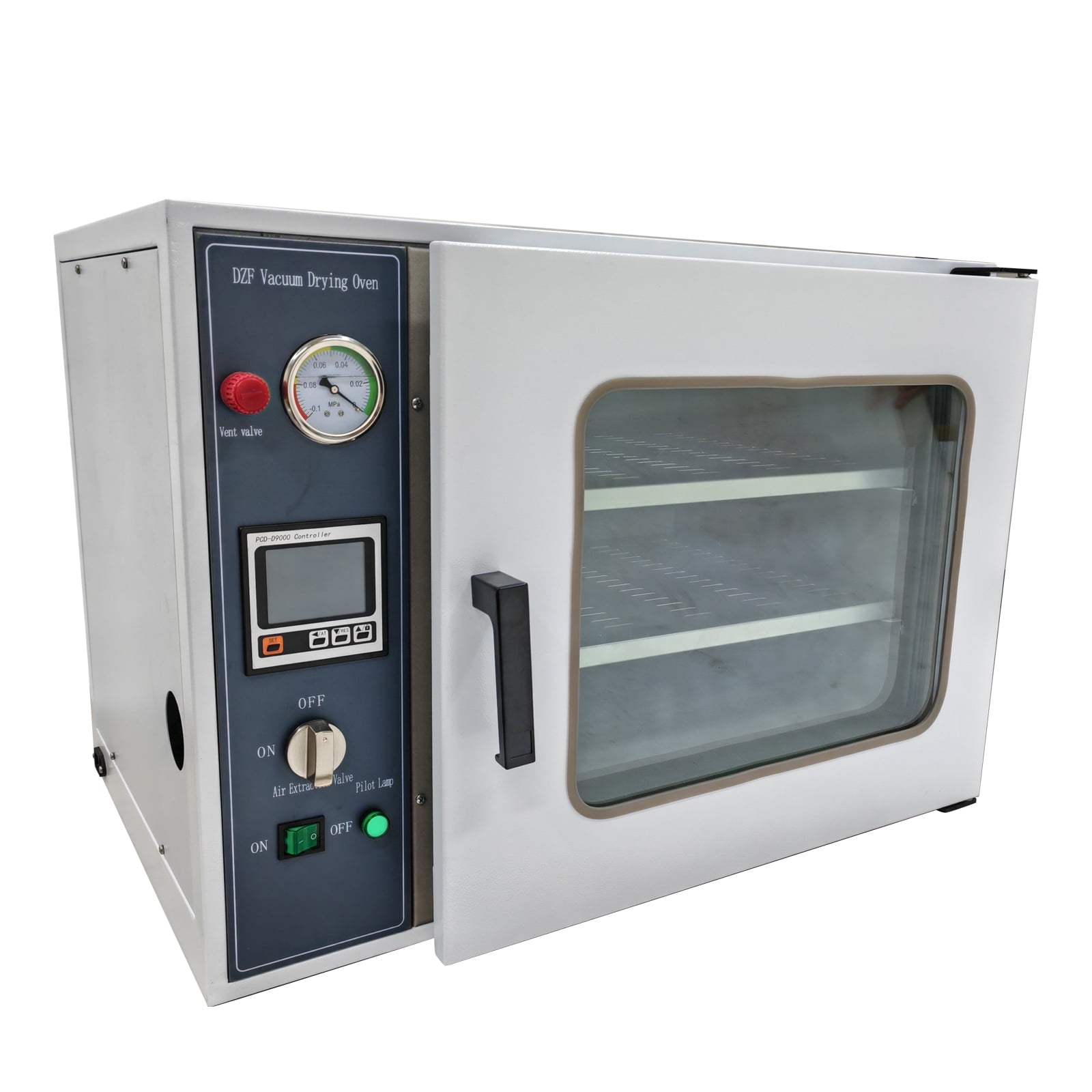 1.9 Cu Ft Digital Vacuum Drying Oven 304 Stainless Steel Industrial Laboratory Drying Chamber 110V