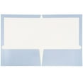 thumbnail image 4 of JAM Paper Laminated 2 Pocket Baby Blue Glossy Folders, 6/Pack, 4 of 6