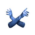 thumbnail image 2 of Gravity Threads Ladies Satin Opera Gloves 18" Navy Blue, 2 of 2