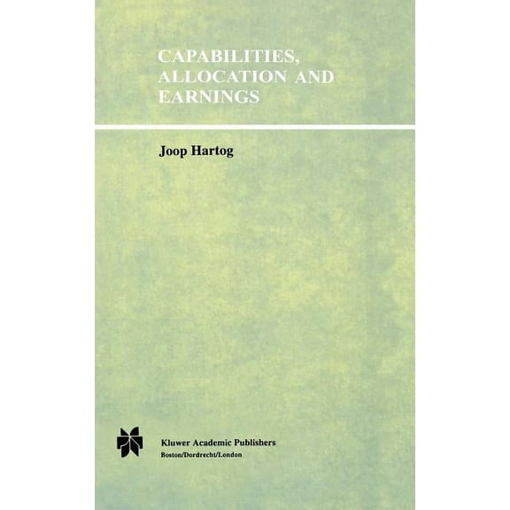 Capabilities, Allocation and Earnings, (Hardcover)