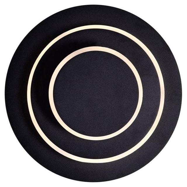 Applique LED avec Finition Noire Mate