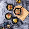 thumbnail image 5 of Cast Iron Frying Pan Set of 4 - 6-Inch Mini Skillets with Heat-Resistant Handles for Stovetop, Oven & Grill, 5 of 6