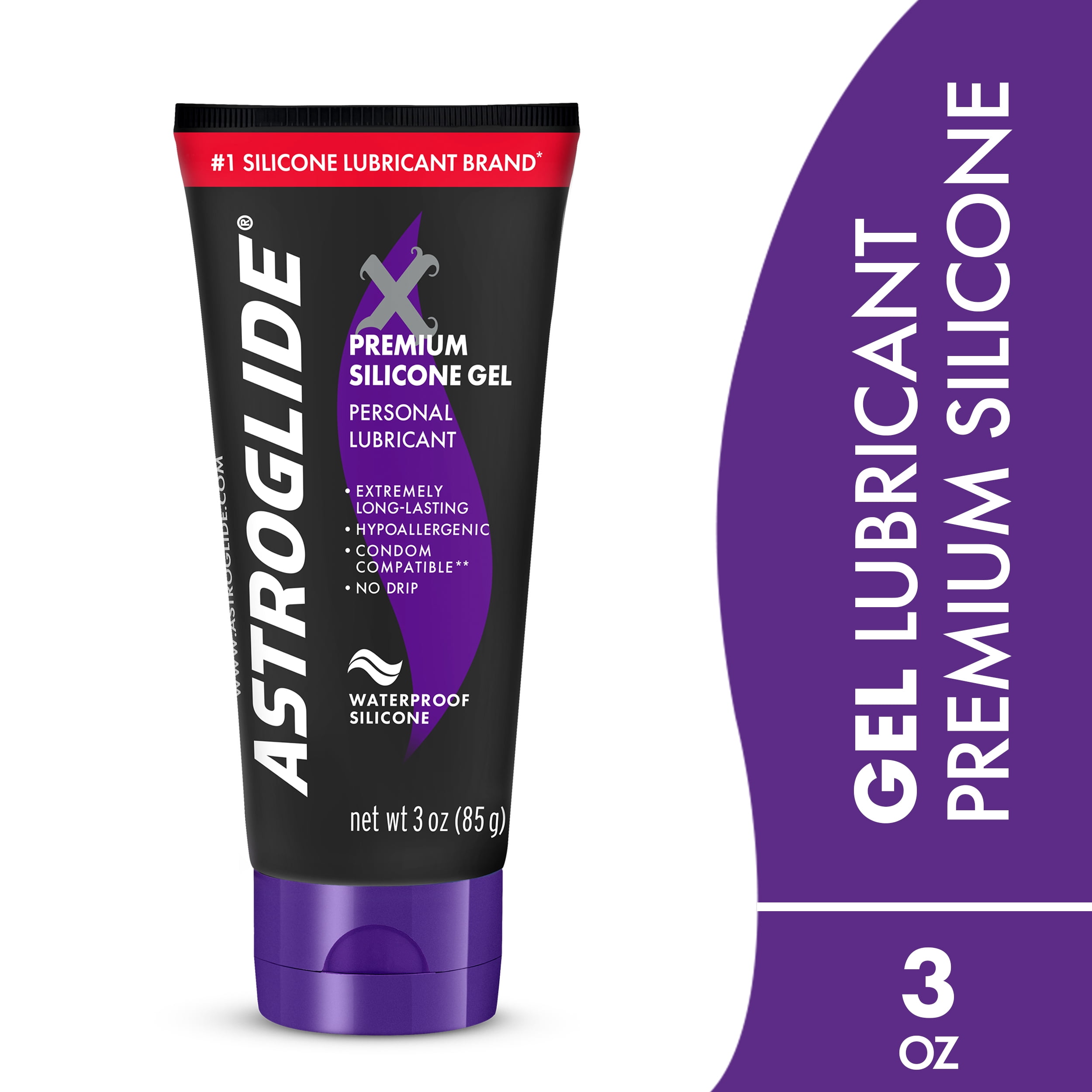 Astroglide X Personal Lubricant Premium Silicone Gel