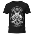 thumbnail image 1 of Playera Negra Manga Corta Extra Grande Deus Maleficum, 1 of 5