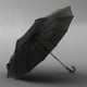 thumbnail image 3 of Injueey Paraguas automático No deformable negro con costuras finas, sin hilo suelto, práctico paraguas para lluvia Paraguas de lluvia Tipo 4, 3 of 6