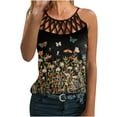 thumbnail image 2 of DailyTrove Women's Sequin Embellished Sleeveless Tank Top - Polyester Sparkly Party & Night Out Wear, Eye-Catching for Celebrations, 2 of 5
