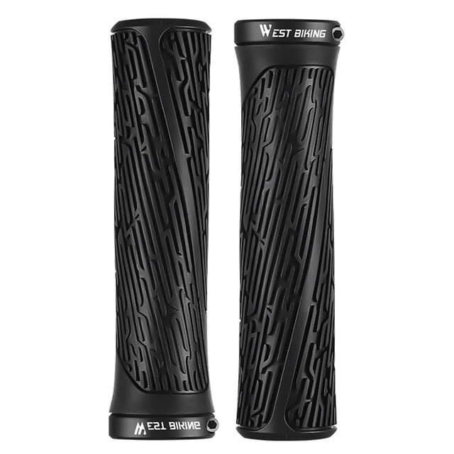 Dvkptbk Bicycle Handlebar Bicycle Non-Slip Rubber Grips Cover Bike Lock Grips Cover Bike Accessories