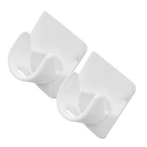 2pcs No Drilling Adhesive Curtain Rod Hook Shower Curtain Rod Holder Tension Rod Bracket