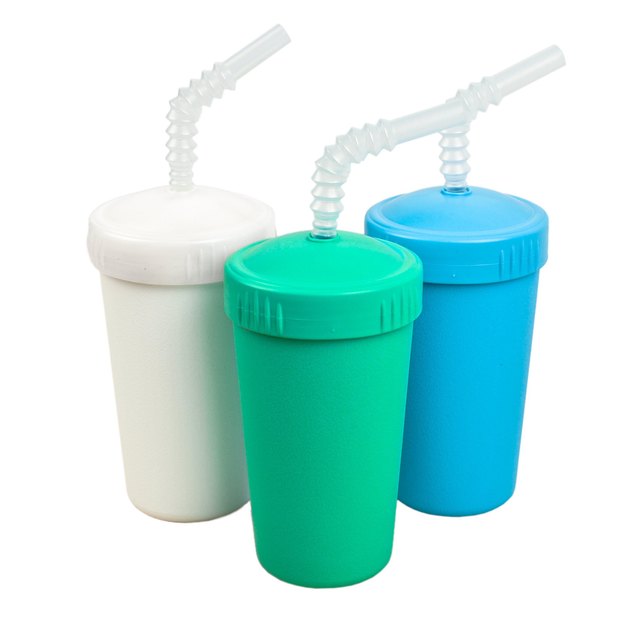 RePlay Made in USA 3pk Straw Cups with Reversable Straw for Easy Baby