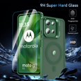 thumbnail image 3 of Funda de teléfono OWKEY para Motorola Moto G 5G 2025, color verde magnético, 3 of 8