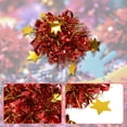 thumbnail image 3 of Unique Bargains 2 Pcs Cheerleader Poms Poms Wrist Flower Star Cheerleading Practice Poms Red Gold Tone, 3 of 5