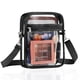 thumbnail image 1 of Bolsa transparente MoKo aprobada por el estadio para mujer bolso cruzado con correa ajustable color negro, 1 of 5
