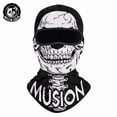 thumbnail image 1 of Musion Balaclava Helmet Liner Full Face Mask Skull Print Moto Topeng Muka Rider for Cycling and Riding Motorcycle Musion Skeleton2, 1 of 6