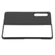 thumbnail image 3 of Funda rígida de cuero para teléfono móvil Samsung Galaxy Z Fold 3, antiarañazos, a prueba de golpes, color negro, 3 of 5
