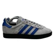thumbnail image 1 of Adi-das Originals Gazelle Grey Collegiate Blue Shoes IH3815 Men's Sizes 8.5 -10, 1 of 6