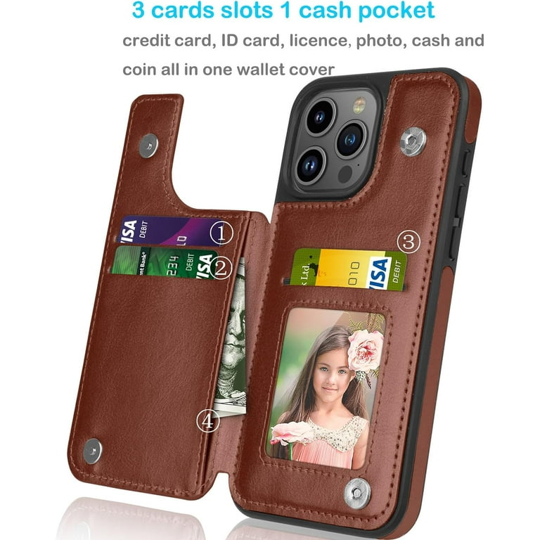 iPhoneアクセサリー iPhone 15Pro Max Phone Case 3 Card Amazon.com: Wallet Case Compatible with iPhone 15 Pro Max