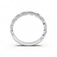thumbnail image 2 of Round Brilliant Cut Half Eternity Wedding Ring 18K White Gold, 2 of 4