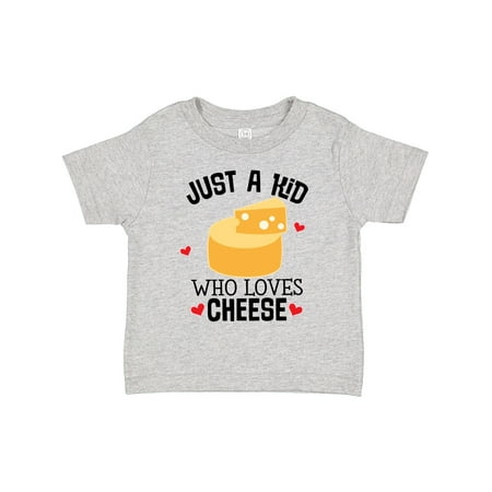 

Inktastic Cheese Lover Kids Boys or Girls Toddler T-Shirt