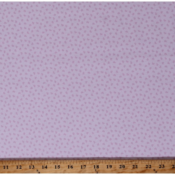 Cotton Hearts Allover Valentine's Day I Love You Pink Cotton Fabric Print by the Yard (644-PINK)