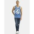 thumbnail image 2 of Fantastic Four, Men's & Big Men's Graphic Tank Top, Fantastic Four Logo, Sizes S-3XL, 2 of 5